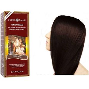 Surya Brasil Henna Haarverf Creme - Chocolate - 70 ml