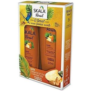 - Skala Expert - Shampoo + conditioner set ""Caju en Murumuru"", 2 x 325 ml, 100% veganistisch, herstelt vocht en vermindert kroezen