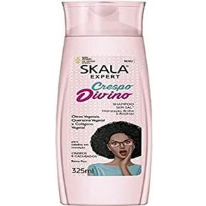 SKALA Expert Crespo Divino Shampoo, 325 ml, 100% veganistisch, hydrateert en verwijdert kroezen, voor krullend en afro-haar, geschikt voor curly-methode, diervriendelijk