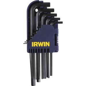 Irwin T10757 10-delige Inbussleutelset met Kogelkop - 1,5-10mm