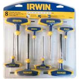 Irwin T-greep Inbussleutel Sets Hex Key T 8Pc 2Mm-10Mm - T10771