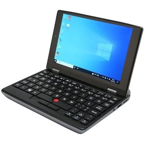 Laptop, 7 Inch Mini-laptop met Metalen Behuizing, Dual Band WiFi voor op Reis (12G+256G EU-stekker)