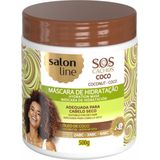 Salon-Line - SoS Curls - Haarmasker - Kokos - Hydraterend