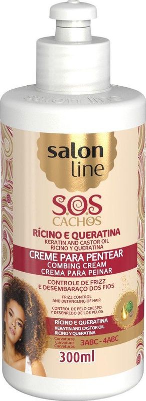 Salon-Line - SoS Curls - Combing Cream - Keratine & Castorolie
