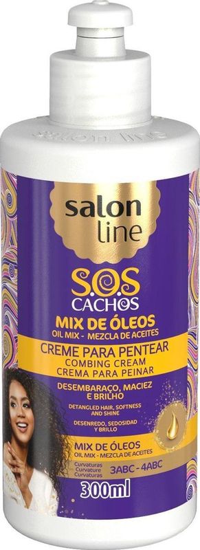 Salon Line - SoS Curls - Combing Cream - 12 Oliën - Hydraterend