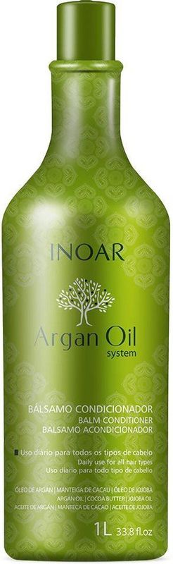 INOAR - Argan Oil System - Hydraterende Conditioner - 1000 ml - Haarverzorging
