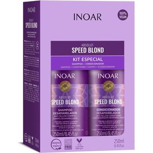 Inoar - Speed Blonde - Shampoo & Conditioner - 250 ml - Keratine Haarverzorging
