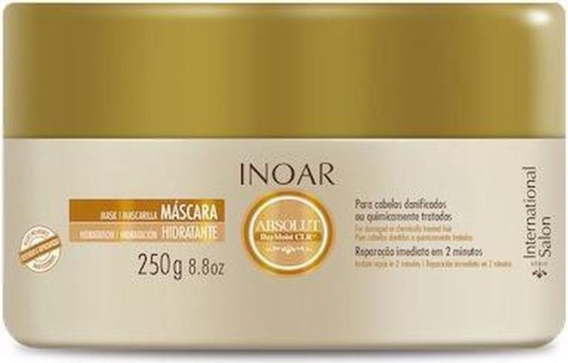 INOAR - Absolut Daymoist CLR™ - Haarmasker - 250 g - Intensief Hydraterend