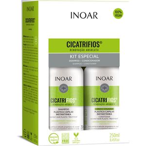 Inoar - Cicatrifios - Haarverzorging Kit - 250 ml Shampoo & Conditioner - Vrij van SLS en Parabenen