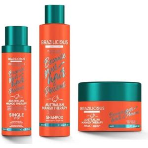 BraziliCious Australian Mango shampooing &keratine  100ml  250ml 300ml