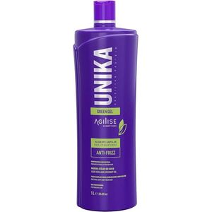 Agilise | Unika Green Gel Hair Straightening | Anti-Frizz For Thin, Wavy And Thick Hair | 1000 ml