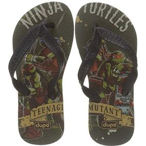Dupe 4140676 0154 Ninja Turtles Flip Flops, grijs.