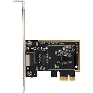 PCI‑E Gigabit Adapter, 10/100/1000M/2.5Gbps PCIe Gigabit Ethernet Netwerkkaart RJ45 LAN Controller Ondersteuning voor voor ME/98SE/2000/XP/Vista/7/8, voor/OS X/DOS