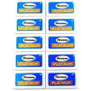 Personna Platinum scheermesjes, 100 scheermesjes voor scheermes