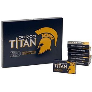 Dorco TITAN Dorco Titanium scheermesjes - 100 g,10 stuks (pak van 10)