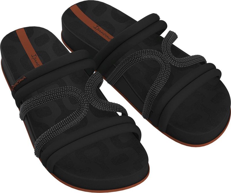Ipanema - Walk - Teenslippers - Zwart - Duurzaam Materiaal
