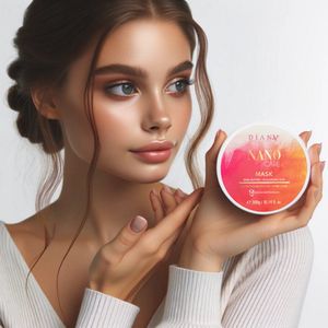 NanoGold Haarmasker 300g – Thuiszorg na Nanoplastia Permanente Haarstijling, Zonder Parabenen, Sulfaten en Siliconen, Voor Optimale Hydratatie en Anti-Frizz, Met Mineral Oil, Kokosboter, Gehydrolyseerd Maïsproteïne en Shea Butter