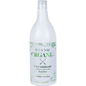 Organic shampoo 1000ml voor thuiszorg na de behandeling HaarBotox zonder parabenen, sulfaten en siliconen met coconut oil en panthenol voor alle haarsoorten