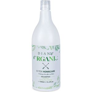 Organic shampoo 1000ml voor thuiszorg na de behandeling haar botox zonder parabenen, sulfaten en siliconen met coconut oil en panthenol voor alle haarsoorten