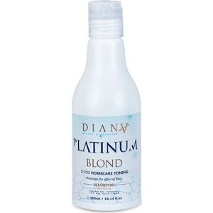 Platinum shampoo 300ml voor thuiszorg na de behandeling haar botox - 'No Yellow' Systeem, zilvershampoo zonder parabenen, sulfaten en siliconen - Intense Hydratatie en Anti-Frizz voor Blond Haar met Kokosolie en Panthenol