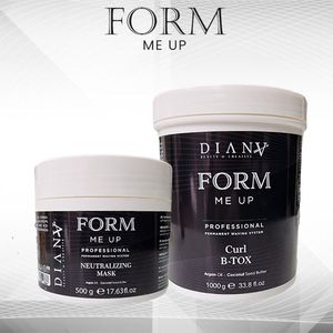 Form Me Up Professional Haarbotox Therapie en Reparateur voor Krullend Haar Set 1000g + 500g - Ideaal voor Krullend, Droog en Beschadigd Haar, Verrijkt met Arganolie en Kokoszaadboter, Regenereert, Hydrateert en Definieert Krullen