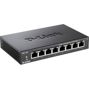 D-Link DES-108 - Netwerkswitch - 8 Poorten - Unmanaged