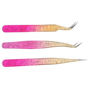 Nail Art Pincet Set, Strass Flexibele Manicure Pincet Roestbestendig Voor Wimperverlenging