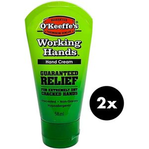 O'Keeffe's Working hands hand creme duo pack. 2x 58g