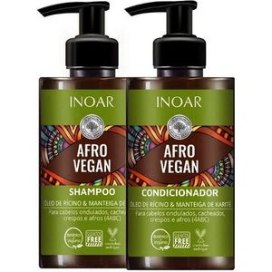 Inoar Afro vegan Shampoo&Conditioner 300 ML