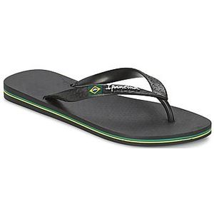 Ipanema, Brazilië Vlag Slippers Zwart, Dames, Maat:35 EU