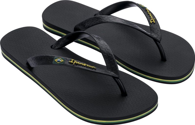 Ipanema - Classic Brasil - Teenslippers - Zwart - 100% Recyclebaar Flexpand