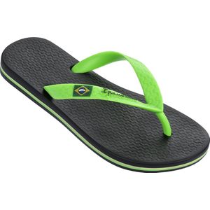 Slipper Ipanema Classic Brasil Kids Zwart Groen-Schoenmaat 29 - 30