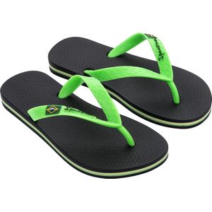 Ipanema Classic Brasil Kids Unisex Junior Slippers - Black Green