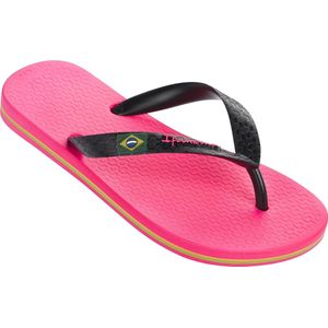 Ipanema Classic Brasil Kids Slippers Dames Junior - Pink/Black - Maat 31/32