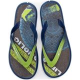 Rider - Energy - Teenslippers - Blauw/Groen - Zacht Voetbed