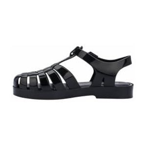 melissa Mel Possession Inf, platte sandalen, uniseks, kinderen, zwart.