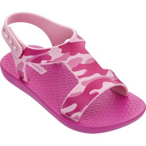 Playshoes - Cerf - Pantoffels - Marineblauw - Roze - Flexibele Antislipzool