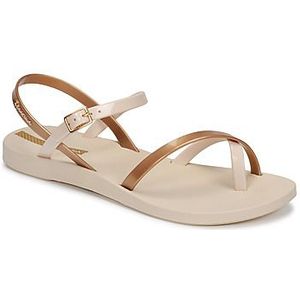 Ipanema Fashion Sandal Slippers Dames - Beige/Gold - Maat 35/36