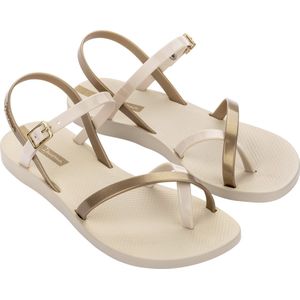 Merk - Model - Slippers - Beige-Goud