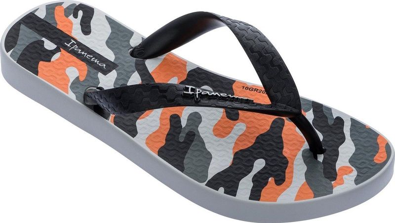 Ipanema Classic Kids Slippers Heren Junior - Grey Black Orange