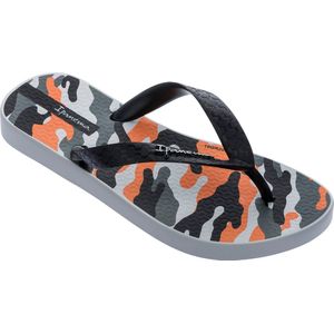 Ipanema Classic Kids Slippers - Grey/Black/Orange - Flexpand