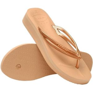 Slipper Havaianas Women Wedges Golden-Schoenmaat 33