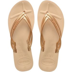 Havaianas - Damesslipper - Goudkleurig - Rubber