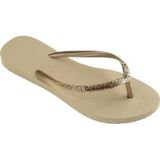 Havaianas Teenslippers met Glitters Beige