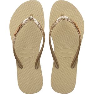 Havaianas - Slim Glitter II - Teenslippers - Sand Grey - Duurzaam Materiaal