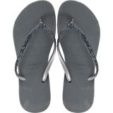 Havaianas - Slim Glitter - Teenslippers - Zilver - Rubber