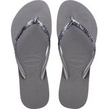 Havaianas - Slim Glitter - Teenslippers - Zilver - Rubber