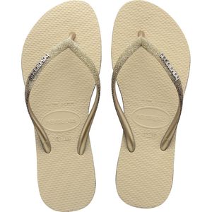 Havaianas Slim Sparkle Ii Dames Slippers - Zand