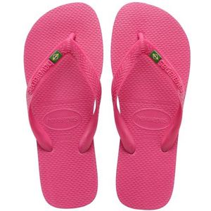 Havaianas Brasil 4000032 Slippers uniseks-volwassene,Roze (Pink Electric),47/48 EU