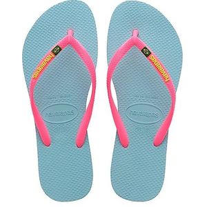 Havaianas damesslippers, blauw water, 1/2 VK
